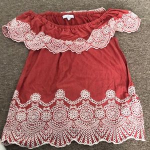 Off the shoulder top